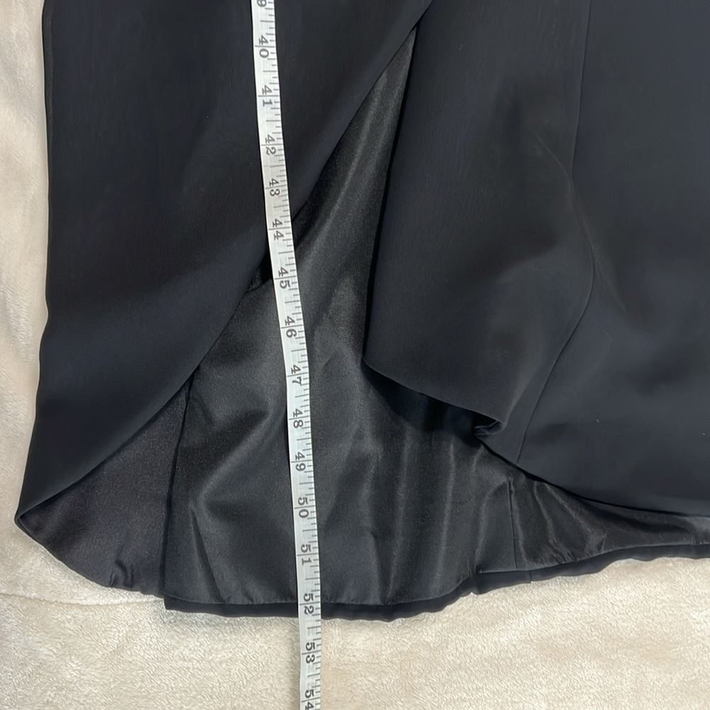 Kleinfeld Pleated-Bodice High-Low Bridesmaid Dress Black Size 2 NWT - Picture 15 of 15